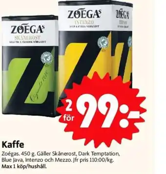 Kaffe Zoégas. 450 g.