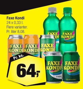 Calle Faxe Kondi erbjuda
