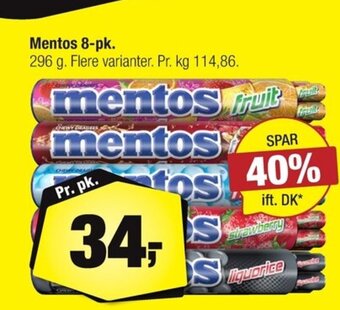 Mentos 8-pk.