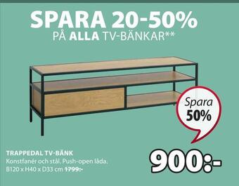 JYSK Trappedal tv-bänk erbjuda