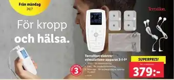 Lidl Terraillon elektrostimulations-apparat erbjuda