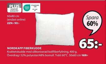 JYSK Nordkapp fiberkudde erbjuda