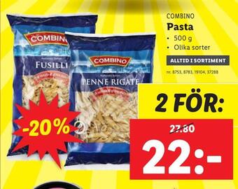 Lidl Pasta erbjuda