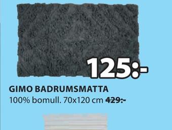 JYSK Gimo badrumsmatta erbjuda