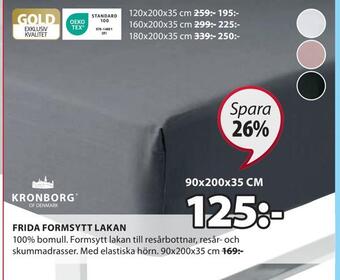 JYSK Frida formsytt lakan erbjuda