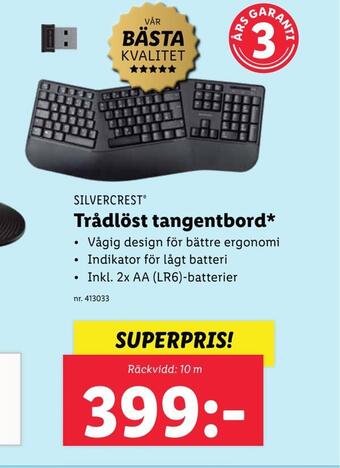 Trådlöst tangentbord
