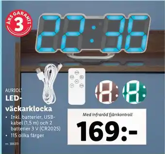 Lidl Led väckarklocka erbjuda