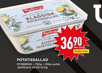 Willys POTATISSALLAD RYDBERGS erbjuda