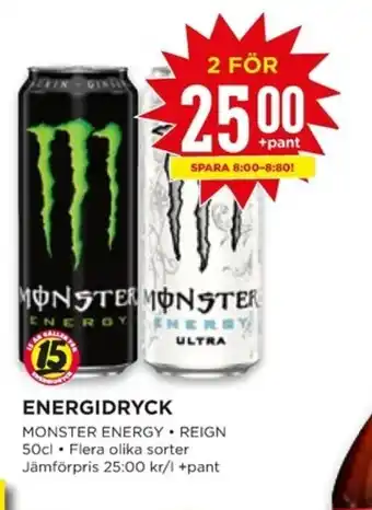ENERGIDRYCK MONSTER ENERGY