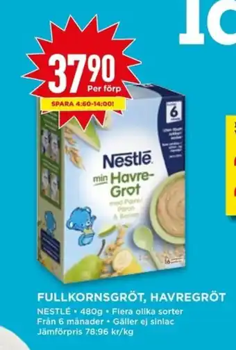 Willys FULLKORNSGRÖT, HAVREGRÖT NESTLÉ erbjuda
