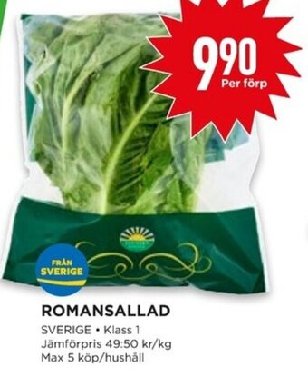 Willys ROMANSALLAD erbjuda