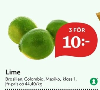 Hemköp Lime erbjuda