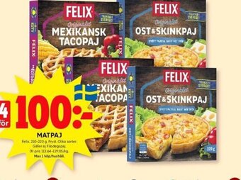 ICA Kvantum MATPAJ Felix erbjuda