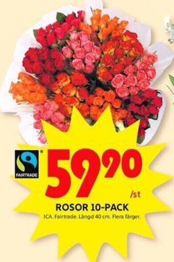 ICA Kvantum ROSOR 10-PACK erbjuda