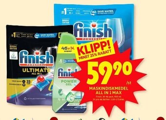 ICA Kvantum MASKINDISKMEDEL ALL IN 1 MAX Finish erbjuda