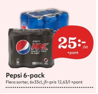 Hemköp Pepsi läskedryck erbjuda