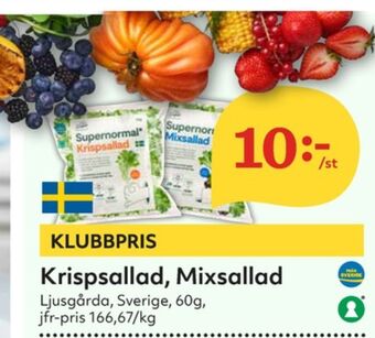 Hemköp Ljusgårda sallat erbjuda