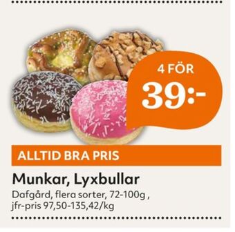 Hemköp Dafgårds butiksbakat kaffebröd erbjuda