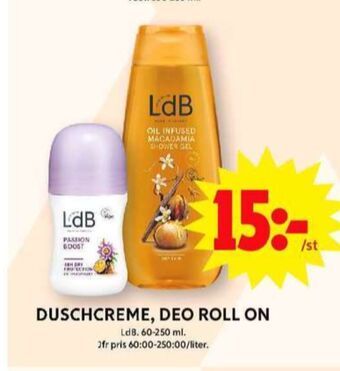 ICA Maxi Ldb deodorant roll-on erbjuda