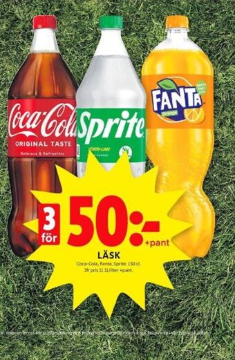 ICA Kvantum Coca cola läskedryck erbjuda