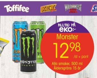 EKO Monster energidryck erbjuda