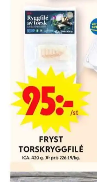 ICA Maxi Ica torskfilé erbjuda