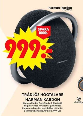 ICA Maxi Harman kardon högtalare erbjuda