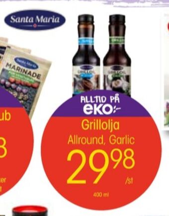 EKO Santa maria grillolja erbjuda