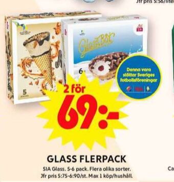 ICA Maxi Sia glassbåtar erbjuda