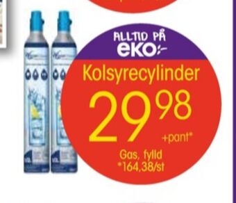 EKO Wassermaxx kolsyrepatron erbjuda