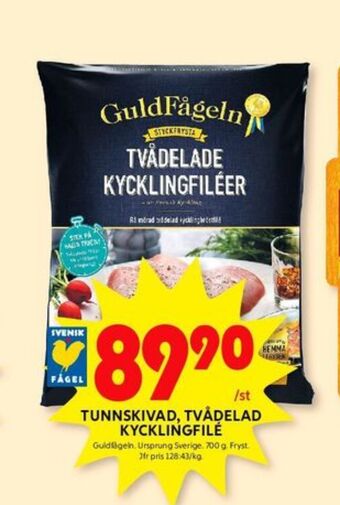 ICA Kvantum Guldfågeln kycklingfilé erbjuda