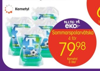 EKO Kemetyl spolarvätska erbjuda
