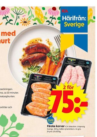 ICA Supermarket Ica selection chorizo erbjuda