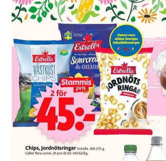 ICA Supermarket Estrella chips erbjuda