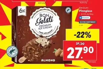 Lidl Almond glasspinnar erbjuda