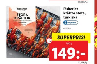 Fisherman seafood kräftor