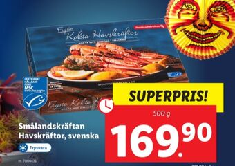 Lidl Smålandskräften havskräftor erbjuda