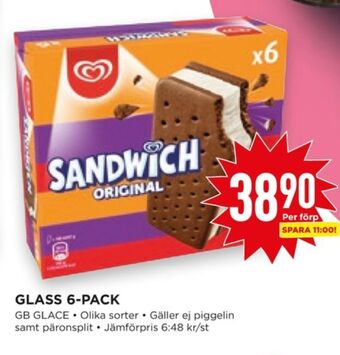 Willys Hemma Sandwich glassnacks erbjuda