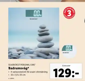 Lidl Silvercrest personvåg erbjuda