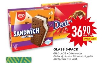 Willys Sandwich glassnacks erbjuda