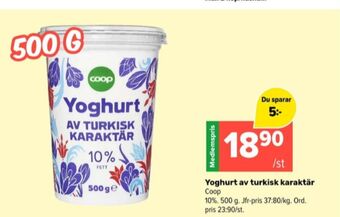 Coop Extra Coop yoghurt erbjuda
