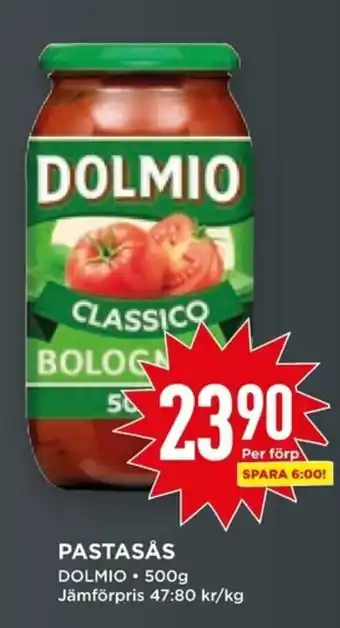 Willys Hemma PASTASÅS DOLMIO erbjuda