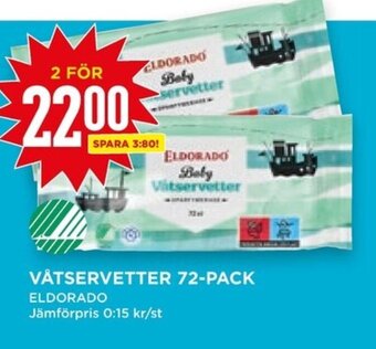 Willys Hemma VÅTSERVETTER 72-PACK erbjuda