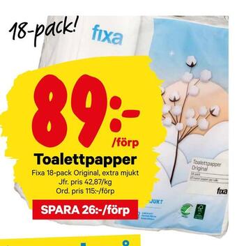 City Gross Toalettpapper erbjuda