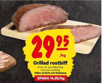 City Gross Grillad rostbiff erbjuda