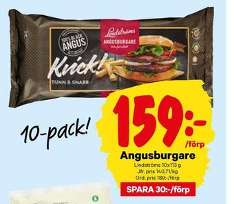 City Gross Angusburgare erbjuda