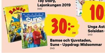 City Gross Bamse och tjuvstaden, sune - uppdrag: midsommar erbjuda