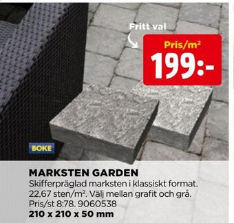 Jem&Fix Marksten garden erbjuda
