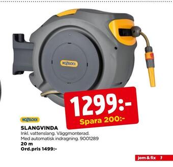Jem&Fix Slangvinda erbjuda