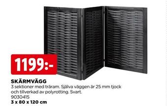 Jem&Fix Skärmvägg erbjuda